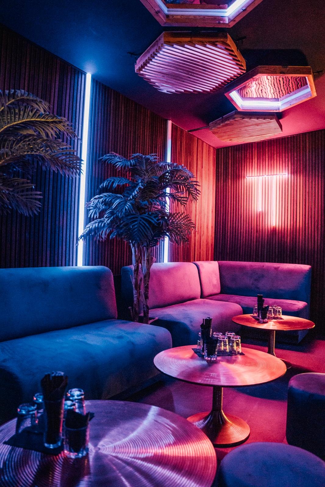 Lighting and projection installation