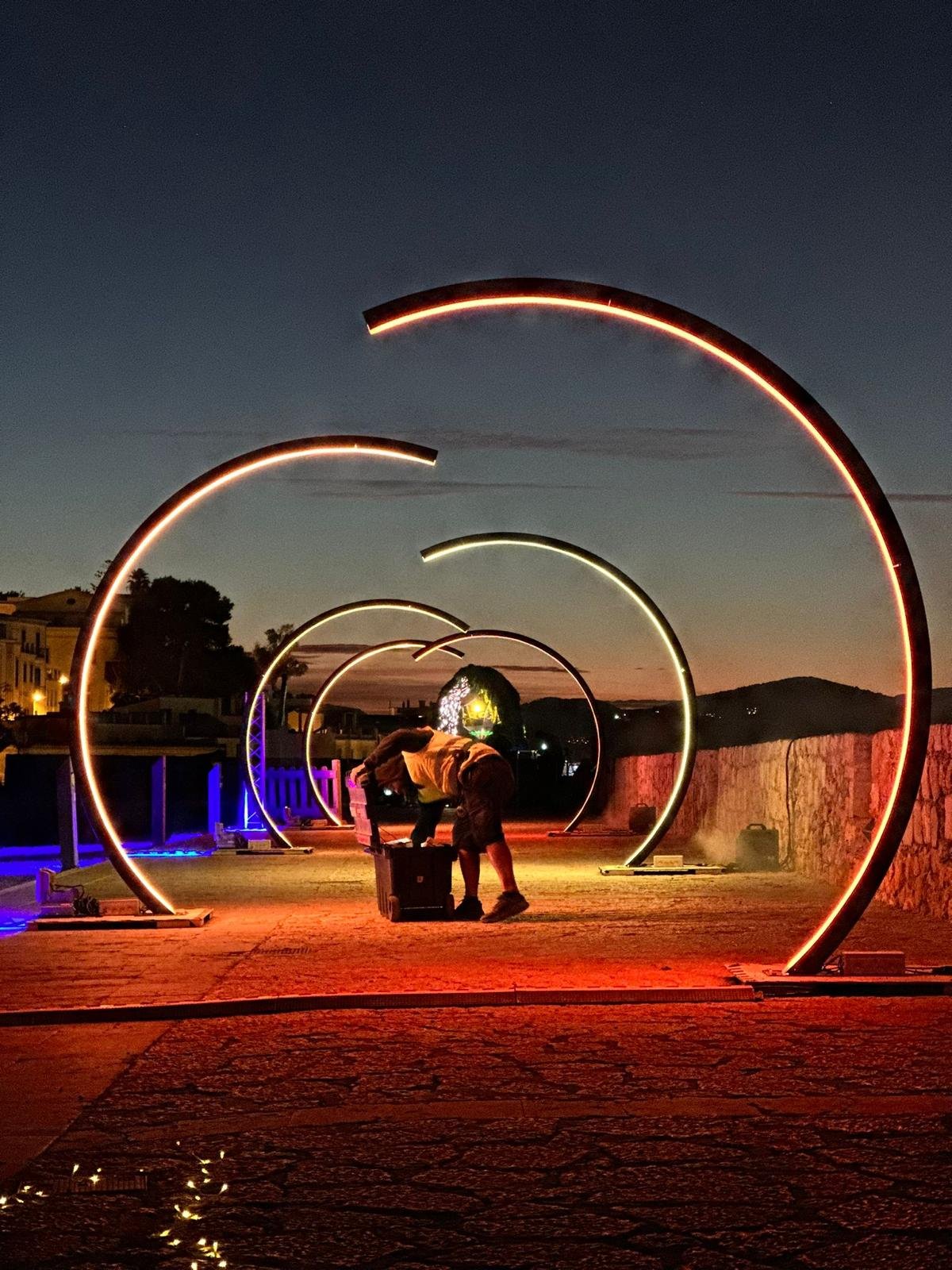 Projection mapping installation